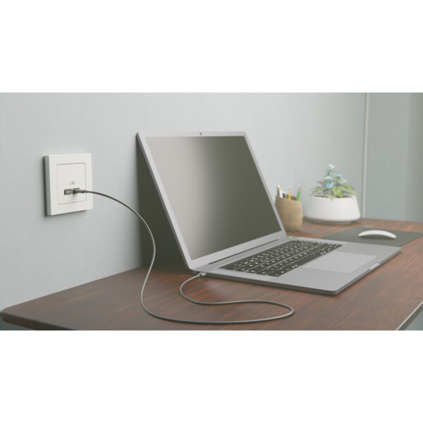 D-Life - prise chargeur USB C 65W - forte puissance - méca seul - Schneider Electric - MEG4366-0130