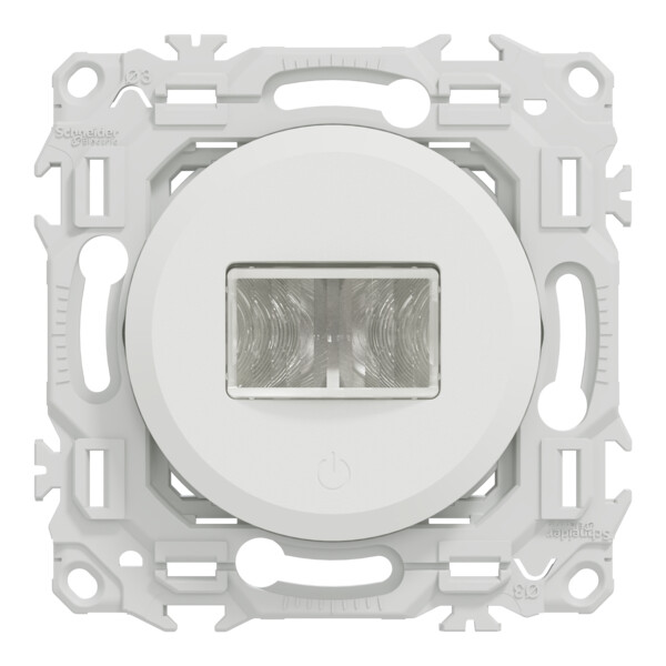 Odace - détecteur présence et mouvement - 2 fils sans neutre - blanc craie - Schneider Electric - S920525
