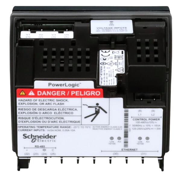 Powerlogic, centrale de mesure pm5560 ethernet+rs485, mémoire, 4e/2s - Schneider Electric - METSEPM5560