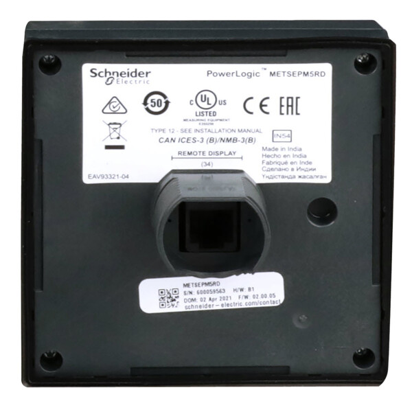 Powerlogic - Compteur 63h8t Cl0.2 Pour Centrale De Mesure Pm5563 - Schneider Electric - METSEPM5563RD