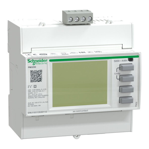 PowerLogic, Centrale de mesure modulaire PM3250 communication Modbus - Schneider Electric - METSEPM3250