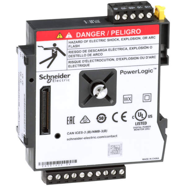 Powerlogic - Module Entrée / Sortie Analogique - Centrale De Mesure Pm8000 - Schneider Electric - METSEPM89M0024