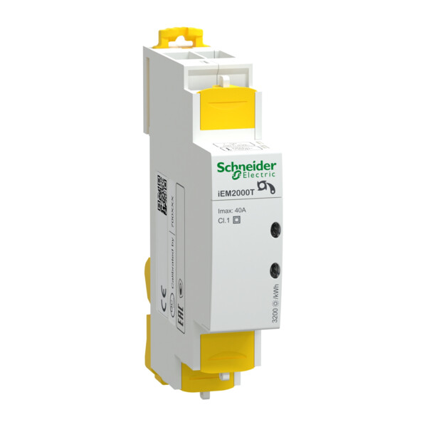 Acti9, iEM Compteur d'énergie mono iEM2000T 40A (sans afficheur), Impulsions - Schneider Electric - A9MEM2000T