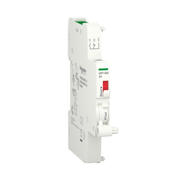 Acti9, auxiliaire iOF+SD24 commande et signalisation, interface avec SmartLink - Schneider Electric - A9A26897