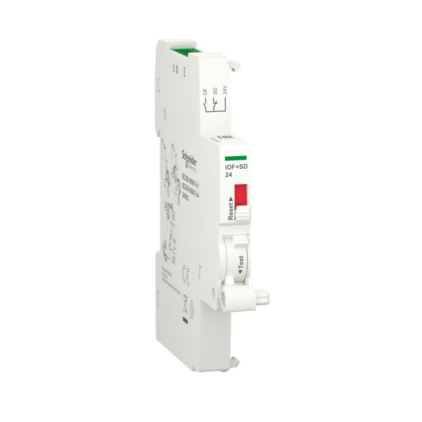 Acti9, auxiliaire iOF+SD24 commande et signalisation, interface avec SmartLink - Schneider Electric - A9A26897