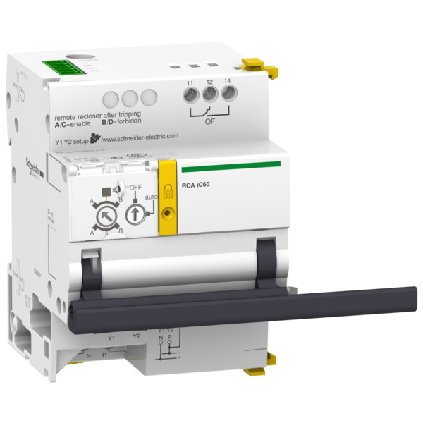 Acti9, RCA télécommande pour disj iC60 3P, 4P avec interface Ti24 230VCA 50Hz - Schneider Electric - A9C70124