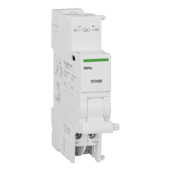Acti9, iMNs déclencheur à minimum de tension retardé 220...240VCA 0,2s - Schneider Electric - A9A26963