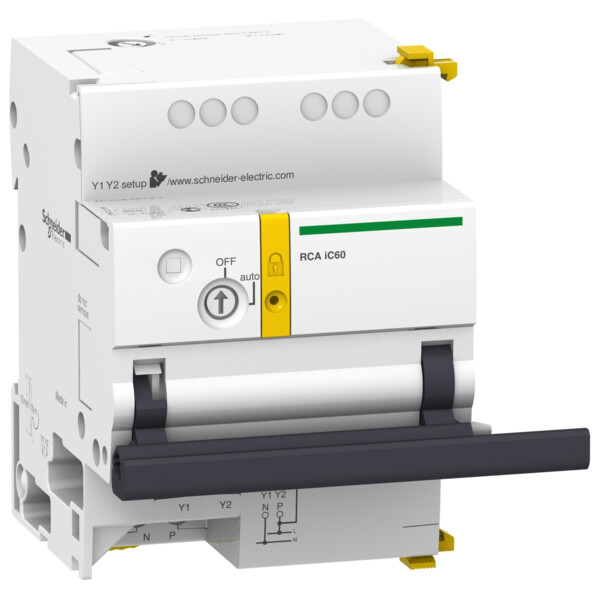Acti9, RCA télécommande pour disj iC60 1P, 1P+N, 2P sans interface Ti24 230VCA - Schneider Electric - A9C70112