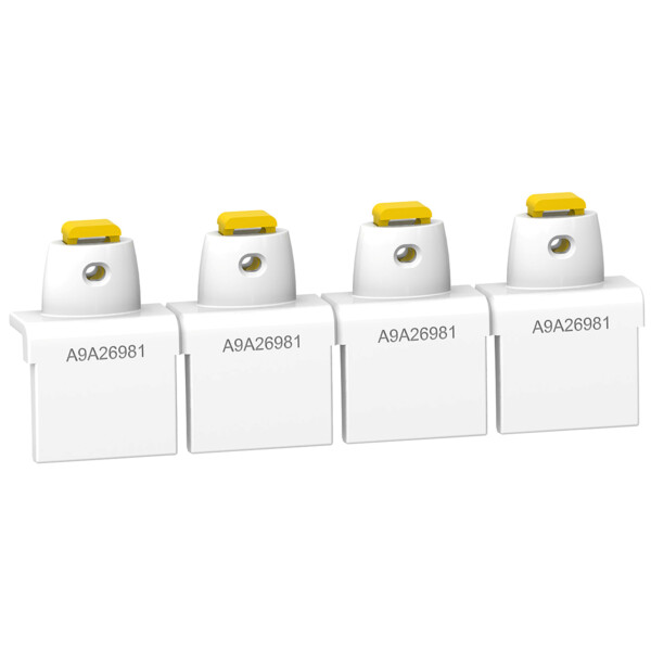 Acti9, cache-vis pour iC60 iID,  4P, lot de 20 - Schneider Electric - A9A26981