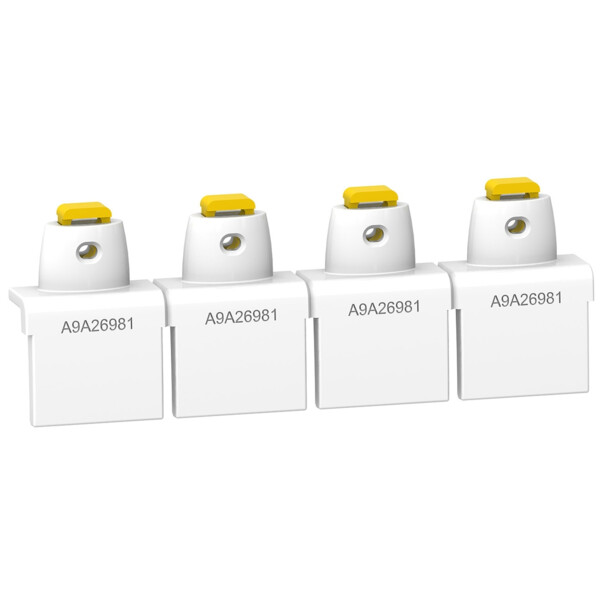 Acti9, cache-vis pour iC60 iID,  4P, lot de 20 - Schneider Electric - A9A26981