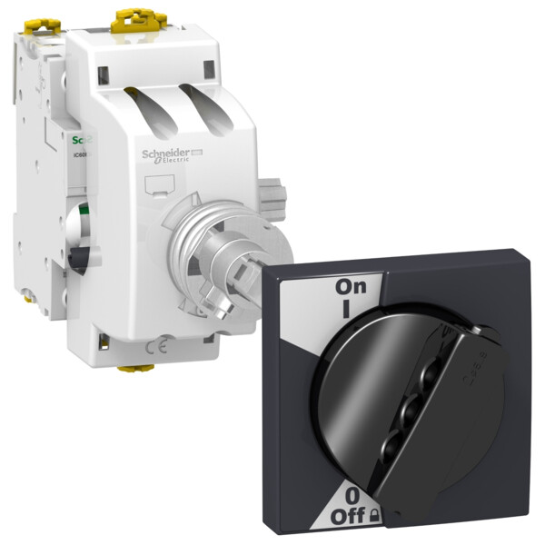 Commande Rotative Noire Acti9 pour iC60 et iiD - Schneider Electric - A9A27005