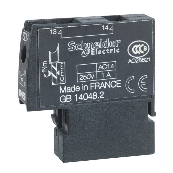 Schneider Electric Contacteur Auxiliaire 1 Sdv.O - Schneider Electric - 19059