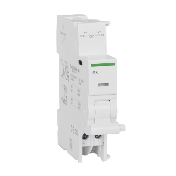 ACTI9, IMX DÉCLENCHEUR À ÉMISSION DE TENSION 12-24VCA/VCCcti9, imx déclencheur à émission de tension 12-24vca/vcc - Schneider Electric - A9A26478
