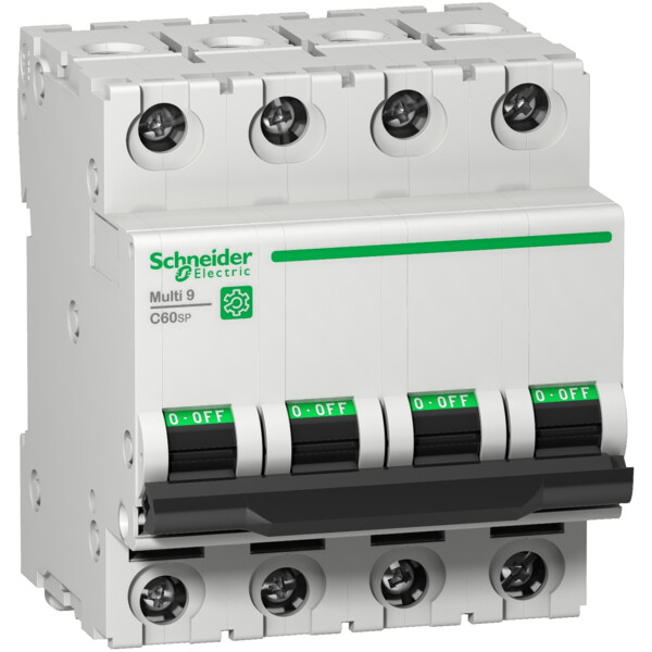 Multi9 c60 - disjoncteur - 4p - courbe c - 25a - 10ka - 480y/277v - ul1077 - Schneider Electric - M9F22425