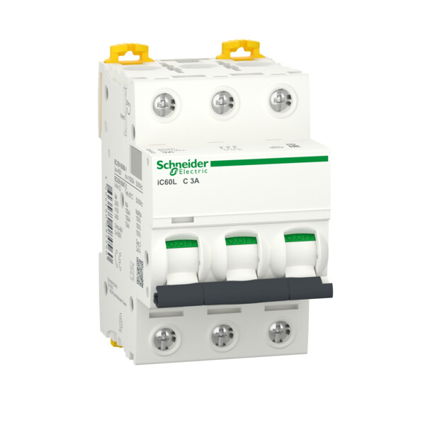 Acti9, iC60L disjoncteur 3P 3A courbe C - Schneider Electric - A9F94303