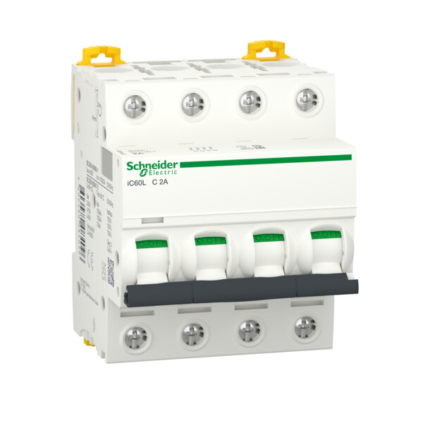 Acti9, iC60L disjoncteur 4P 2A courbe C - Schneider Electric - A9F94402
