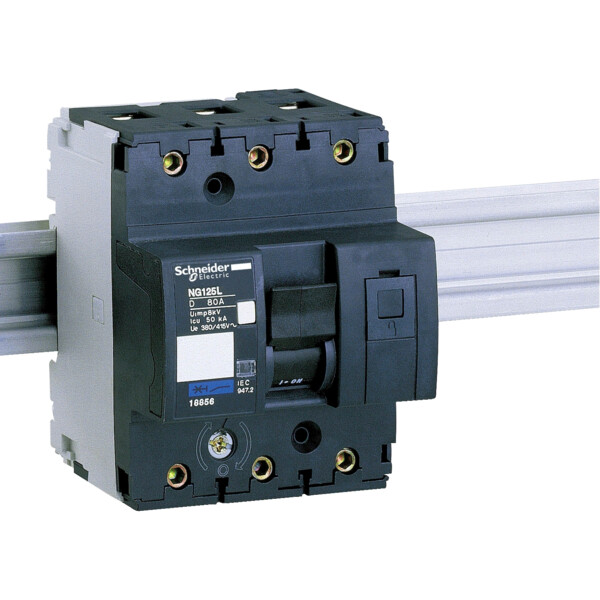 Schneider Electric Disjoncteur Modulaire Multi 9 Ng125L 3 Pôles 80 A Courbe D - Schneider Electric - 18856