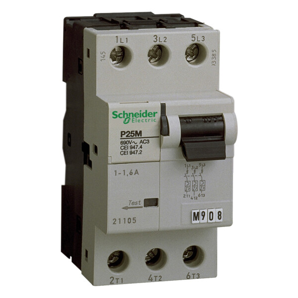 Schneider Electric Disjoncteur Moteur P25M 25 A 3P 3D Déclencheur Magnétothermique - Schneider Electric - 21113