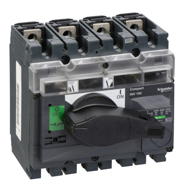 Schneider Electric Interrupteur sectionneur à Coupure Visible Interpact Inv100 4P 100 A - Schneider Electric - 31161