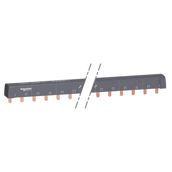 Acti9 iC60, peigne à dents, 3 x N+P, 100A, 24 modules de 18mm - Schneider Electric - A9XPH524