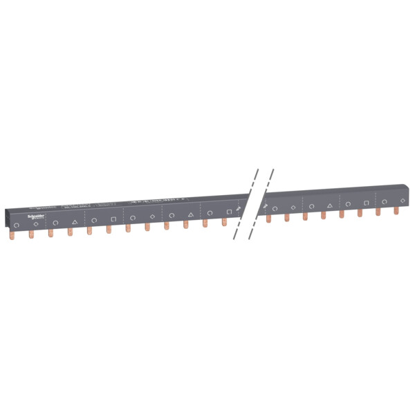 Acti9 iC60, peigne à dents, 3 x N+P, 100A, 57 modules de 18mm - Schneider Electric - A9XPH557