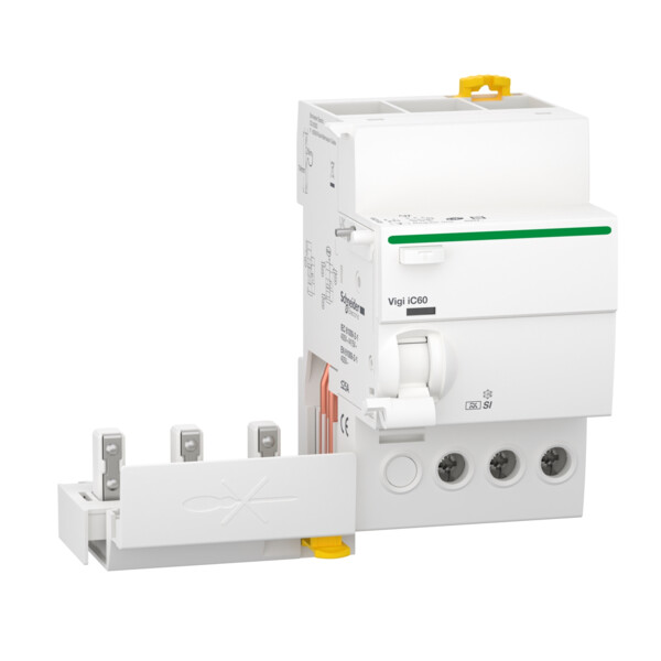 Schneider Acti9 Vigi iC60, bloc différentiel 3P 25A 30mA type A Si 230-240/400-415V - Schneider Electric - A9Q31325