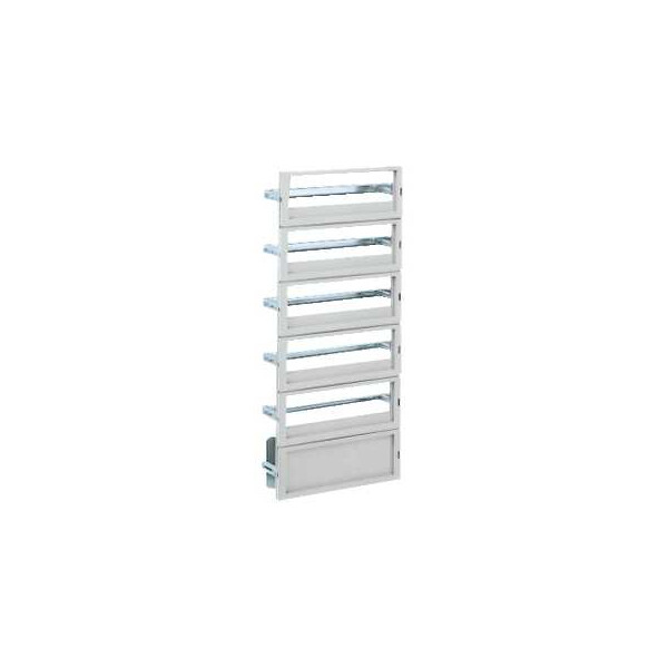 Thalassa pla - chassis distribution modulaire dlp 198 modules p/pla127 ral 7035 - Schneider Electric - NSYDLP198PG