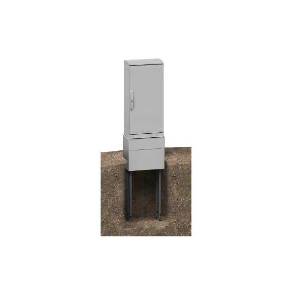 Thalassa pla - socle polyester hauteur 500 mm pour nsyplaz(t) l500p420 ral 7035 - Schneider Electric - NSYZZ554G