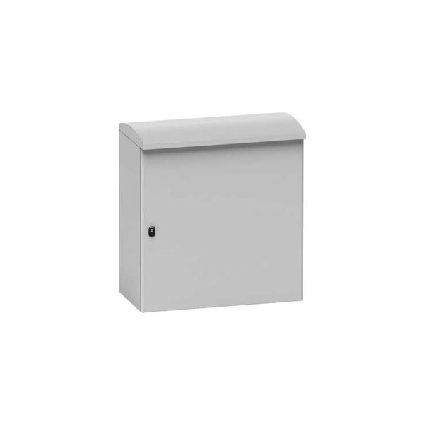 Coffret S3D HD Outdoor 300x200x150mm ral7035 IP66 IK10 toit+serrure d bar - Schneider Electric - NSYS3HD3215