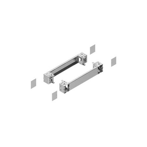 Spacial jeu 2 panneaux face avant + corner inox 304L 1200 large x 100 haute - Schneider Electric - NSYSPFX12100