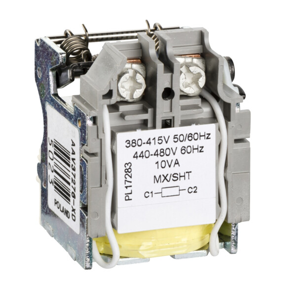 BOBINE MX 380-415V 50/60HZ 440-480V 60HZ  ACCESSOIRE DISJONCTEUR NSX100-630 - Schneider Electric - LV429388