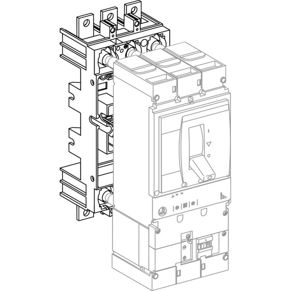 2 BROCHES VIGI POUR SOCLE DEBROCHABLE  ACCESSOIRE DISJONCTEUR NSX400 630 - Schneider Electric - LV432519
