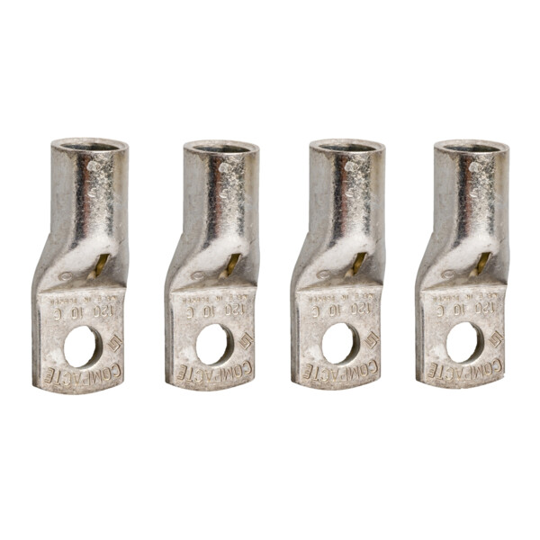 Lot de 4 Cosses à Sertir pour Câbles en Cuivre 240 mm2 Compact NSX Schneider – Séparation Phases – NSX400/630 - Schneider Electric - LV432501