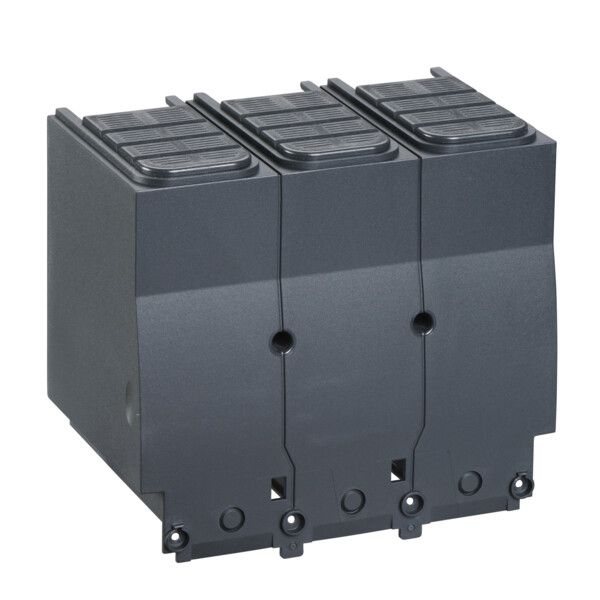 1 CACHE BORNES LONG 3P POUR EPANOUISSEUR  ACC DISJONCTEUR NSX400/630 - Schneider Electric - LV432595