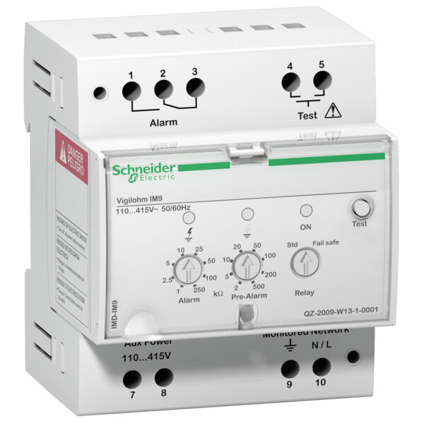 Vigilohm, Contrôleur Permanent d'Isolement IM9 - Schneider Electric - IMD-IM9