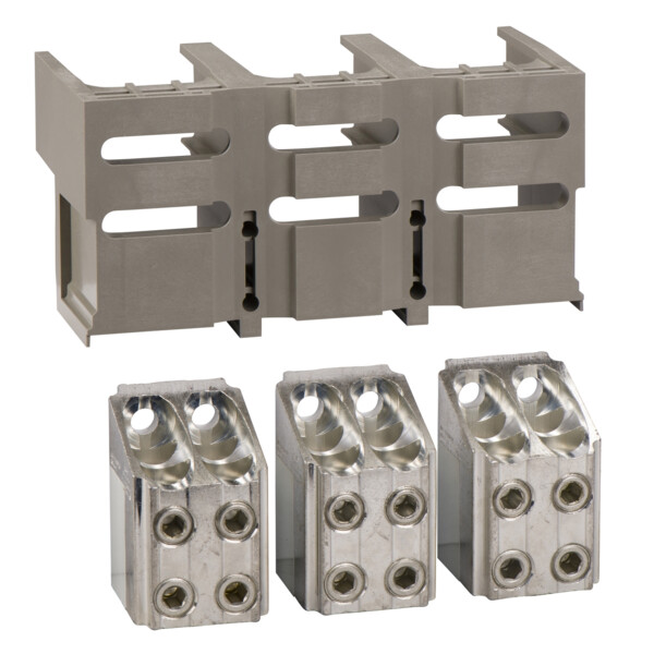 Schneider Electric 3 Bornes pour 4 Cables 240Mm2 Plus 1 Cache Bornes - Schneider Electric - 33640