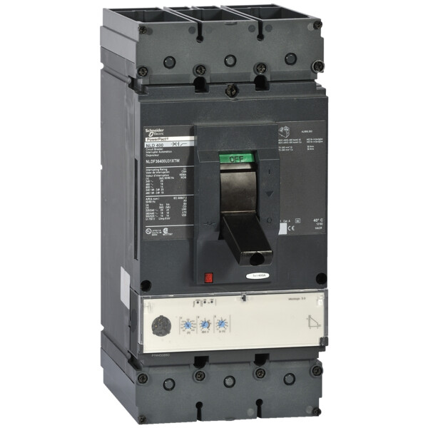 DISJONCTEUR BOITIER MOULE 600V 400A - Schneider Electric - NLGF36400U31XTW
