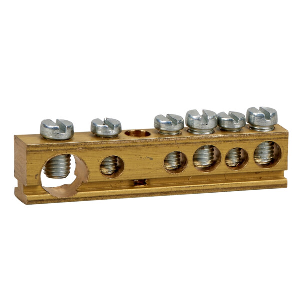 Barrette 125 A 6 trous - Schneider Electric - 14963