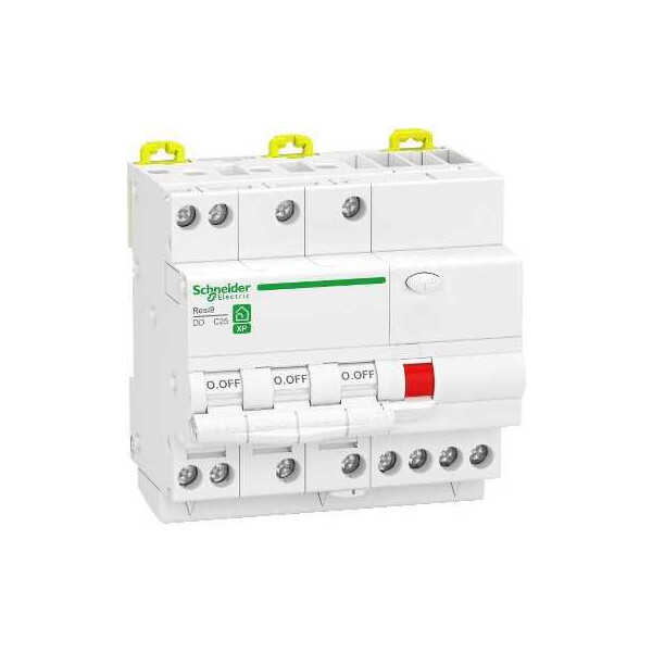 Disjoncteur Différentiel 3P+N 20 A 30 mA Courbe C Type Asi Resi9 XP Schneider - Schneider Electric - R9PDCS20