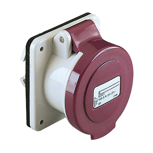 SOCLE PRISE ENC. DROIT 16A 2P   20/25V IP44 50-60HZ - Schneider Electric - 82901