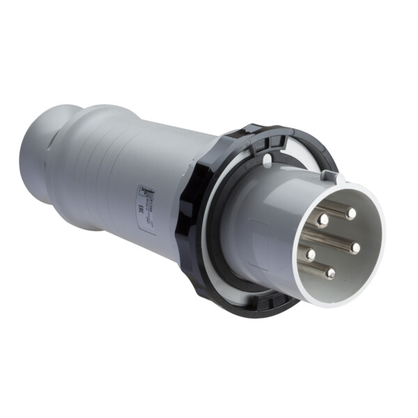 FICHE MOBILE DROITE 63A 3PNT    480-500V IP67 50-60HZ - Schneider Electric - 81386