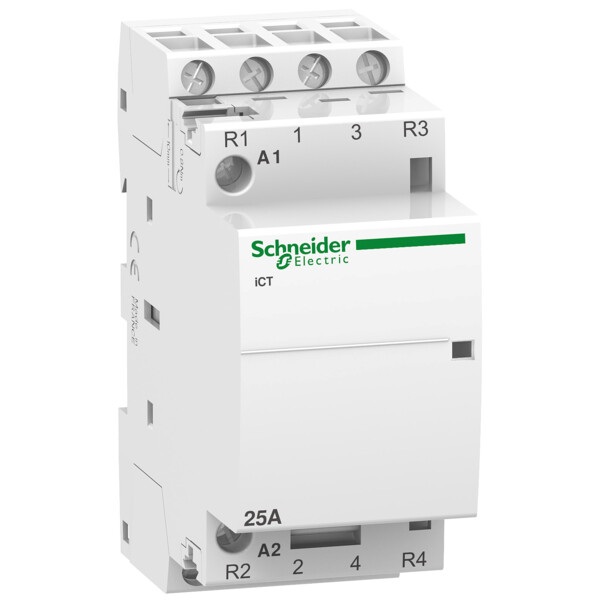Acti9, iCT contacteur 25A 2NO+2NF 230...240 50Hz - Schneider Electric - A9C20838