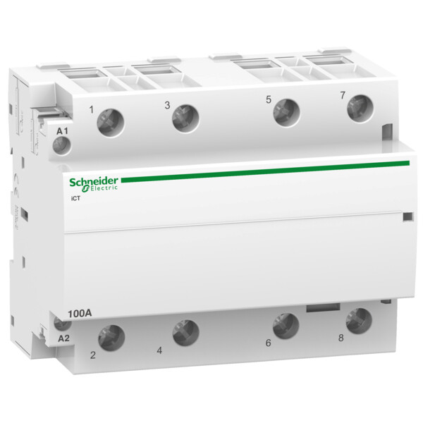 Acti9, iCT contacteur  100A 4NO  220...240VCA 50Hz - Schneider Electric - A9C20884