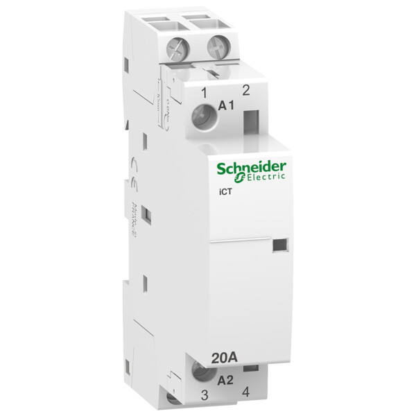 Acti9, iCT contacteur 20A 2NO  230...240VCA 50Hz - Schneider Electric - A9C22722