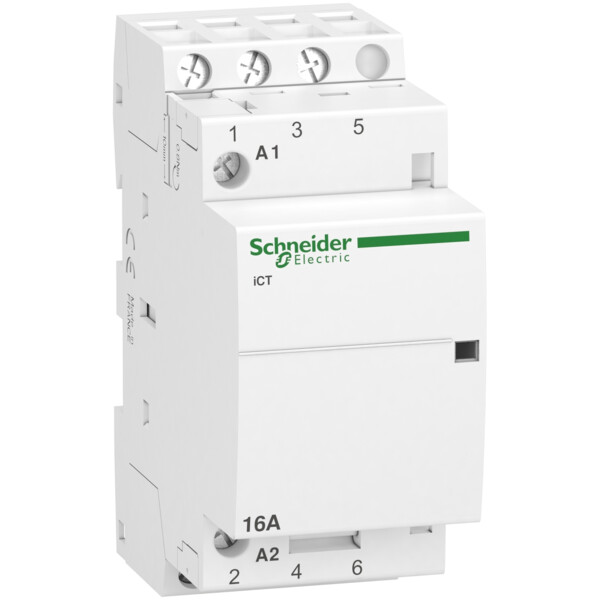 Acti9, iCT contacteur 16A 3NO  230...240VCA 50Hz - Schneider Electric - A9C22813