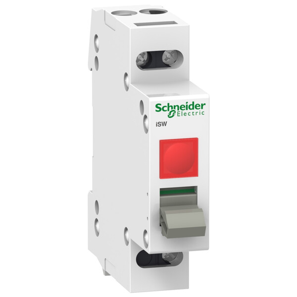 Acti9, iSW interrupteur de commande à voyant lumineux 230V 1P 32A 250VCA - Schneider Electric - A9S61132
