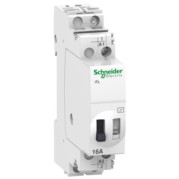 Acti9, iTL télérupteur 16A 1NO 24VCA 12VCC 50-60Hz - Schneider Electric - A9C30111