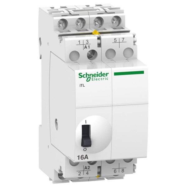 Acti9, iTL télérupteur 16A 4NO 24VCA 12VCC 50-60Hz - Schneider Electric - A9C30114