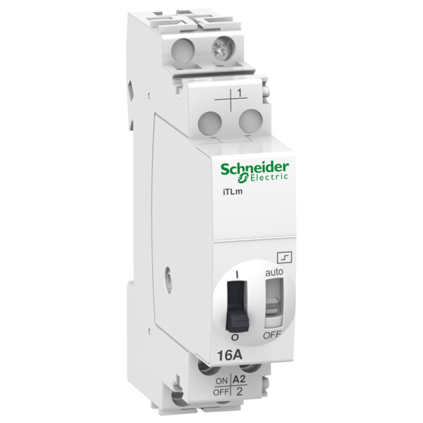 Acti9, iTLm télérupteur à commande par ordre maintenu 16A 1NO 230.240VCA 50-60Hz - Schneider Electric - A9C34811