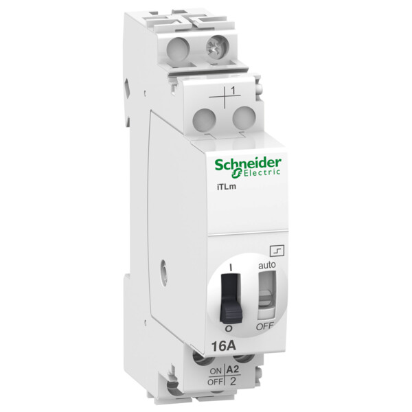 Acti9, iTLm télérupteur à commande par ordre maintenu 16A 1NO 230.240VCA 50-60Hz - Schneider Electric - A9C34811